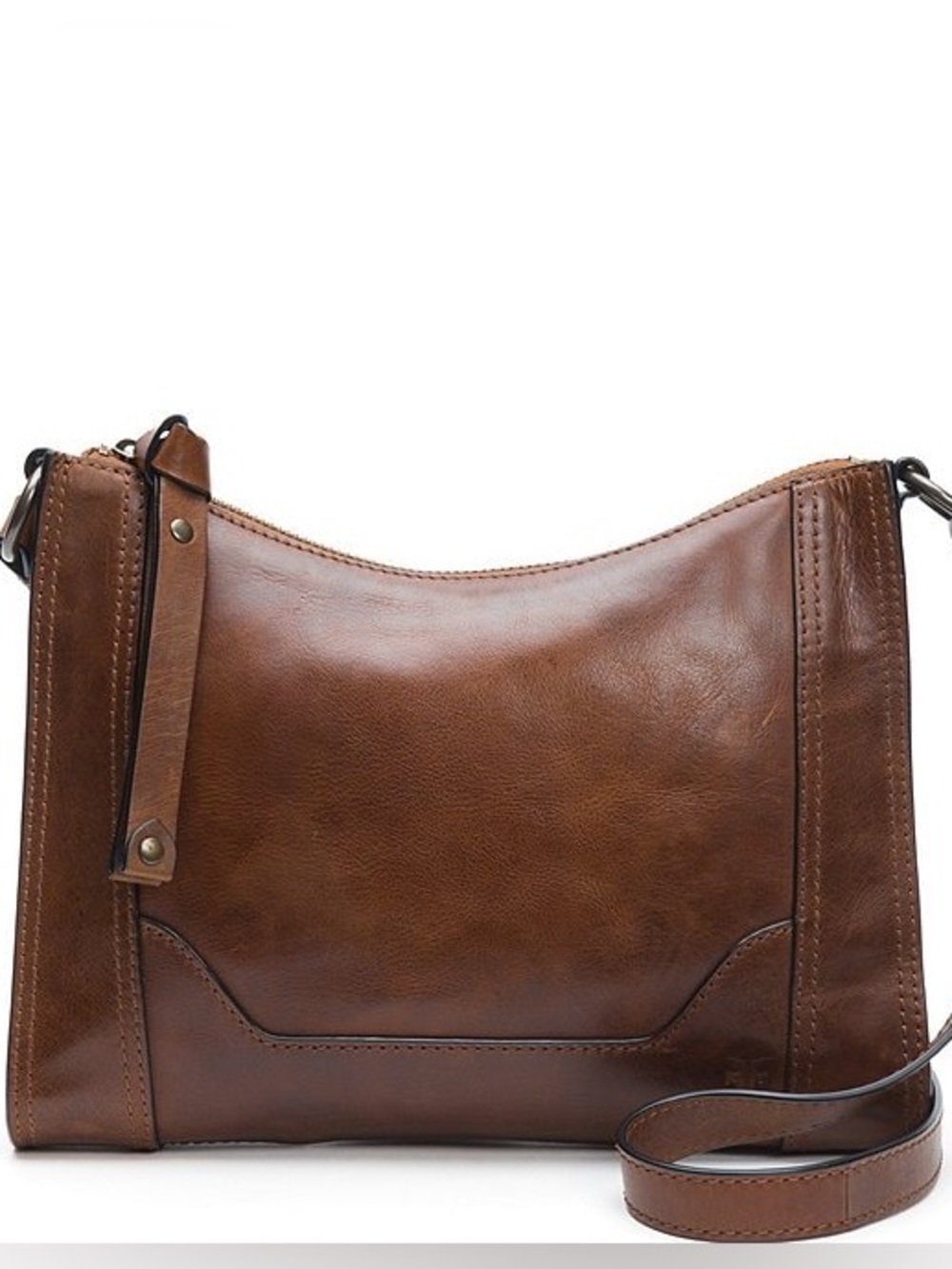 Frye Cognac Brown Leather Crossbody Bag